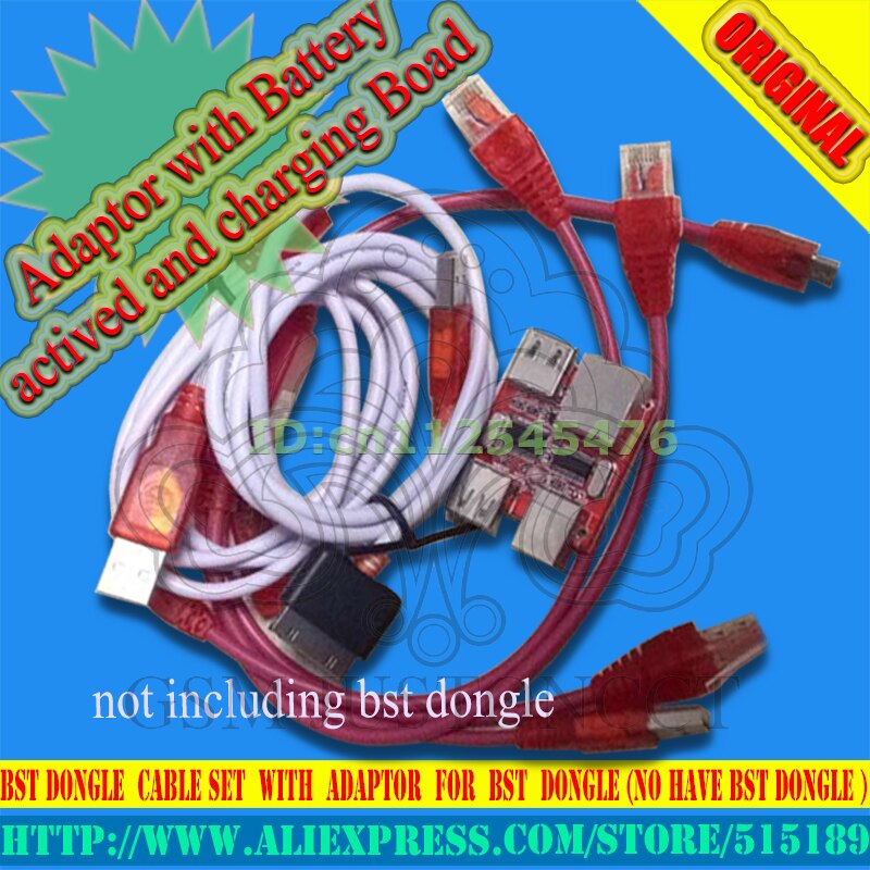 Bst Dongle Cable Set With Adaptor For Bst dongle (no have bst dongle ) +++++ free shiping