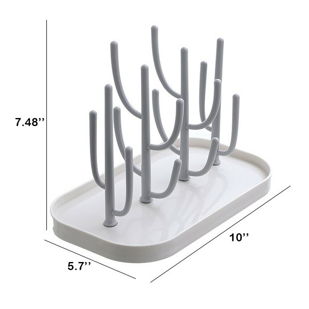 ZK45 Baby Flessen Afdruiprek Rack Baby Fles Droogrek Plank Afdruiprek Drogen Ondersteunt Houder