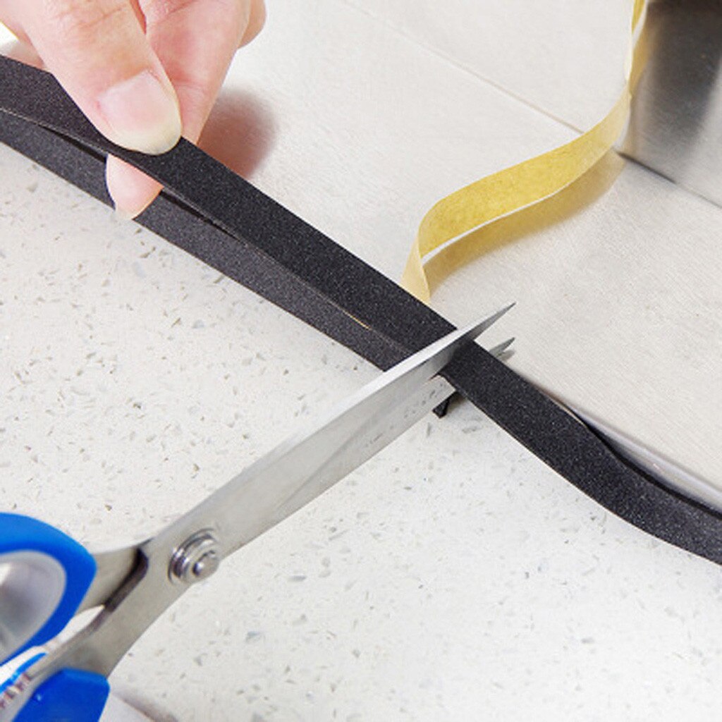 2Pcs Kitchen Gas Stove Gap Sealing Adhesive Tape Anti Flouring Dust Proof Waterproof Sink Stove Crack Strip Gap Sealing#X