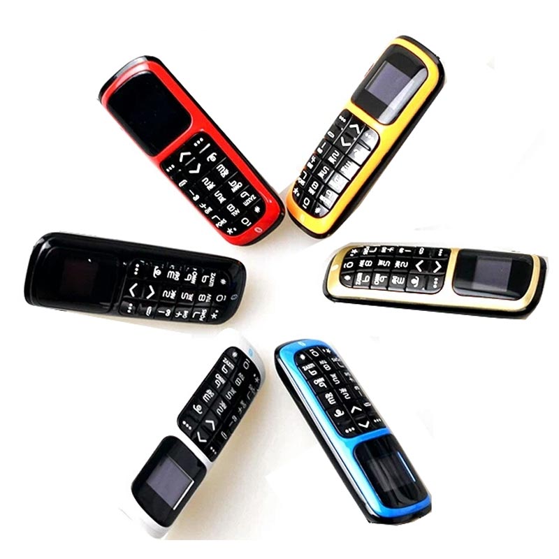 Originele Lange Cz V2 Bluetooth Dialer Mini Mobiele Telefoon 0.66 Inch Met Handen Gratis Ondersteuning Fm Radio, micro Sim-kaart, Gsm Netwerk