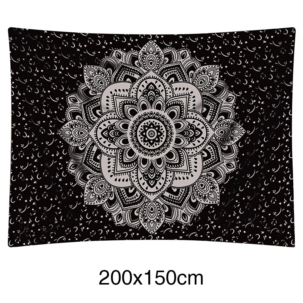 Living Room Floral Office Digit Printed Hanging Tapestry Photo Show Background Hotel Craft Mandala Wall Mounted Home Decoration