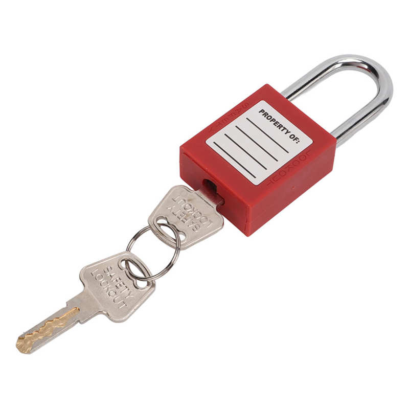 Veiligheid Hangslot Legering Staal Lockout Tagout Sloten Voor Industriële