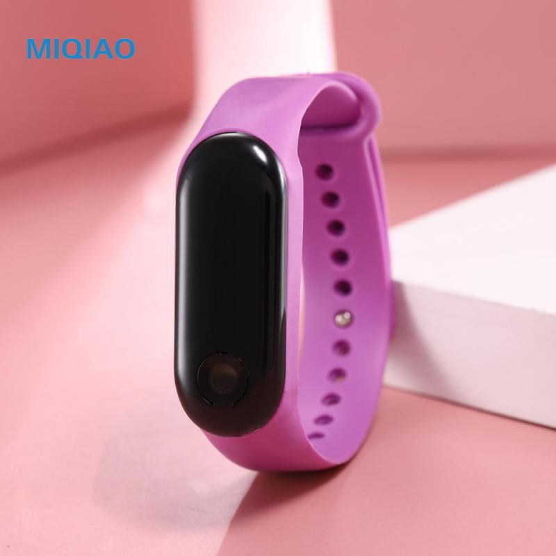 Miqiao sportsur til børn børn led digitalt ur ultralet silikonerem teen dreng pige armbåndsur unisex  w184