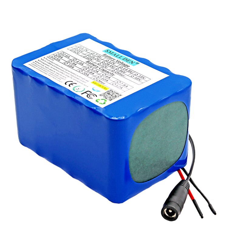 14,8 V 18Ah 18650 4S6P Lithium-ionen akku mit BMS, LED licht heizung elektronische spielzeug batterie + 16,8 V 2A ladegerät