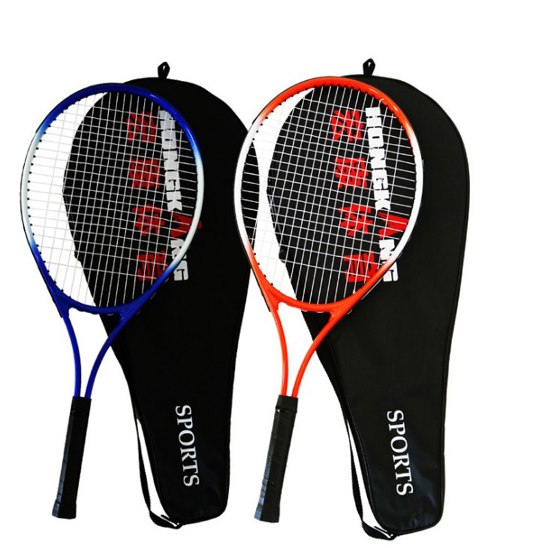 Junior Tennisracket Raquete De Tennis Carbon Fiber Top Materiaal Beginners Vrouwen Sport Training Oefeningen Racket Met Zak