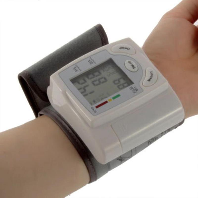 Tensiómetro Digital automático LCD manguito esfigmomanómetro muñeca electrónica Monitor de presión equipo médico