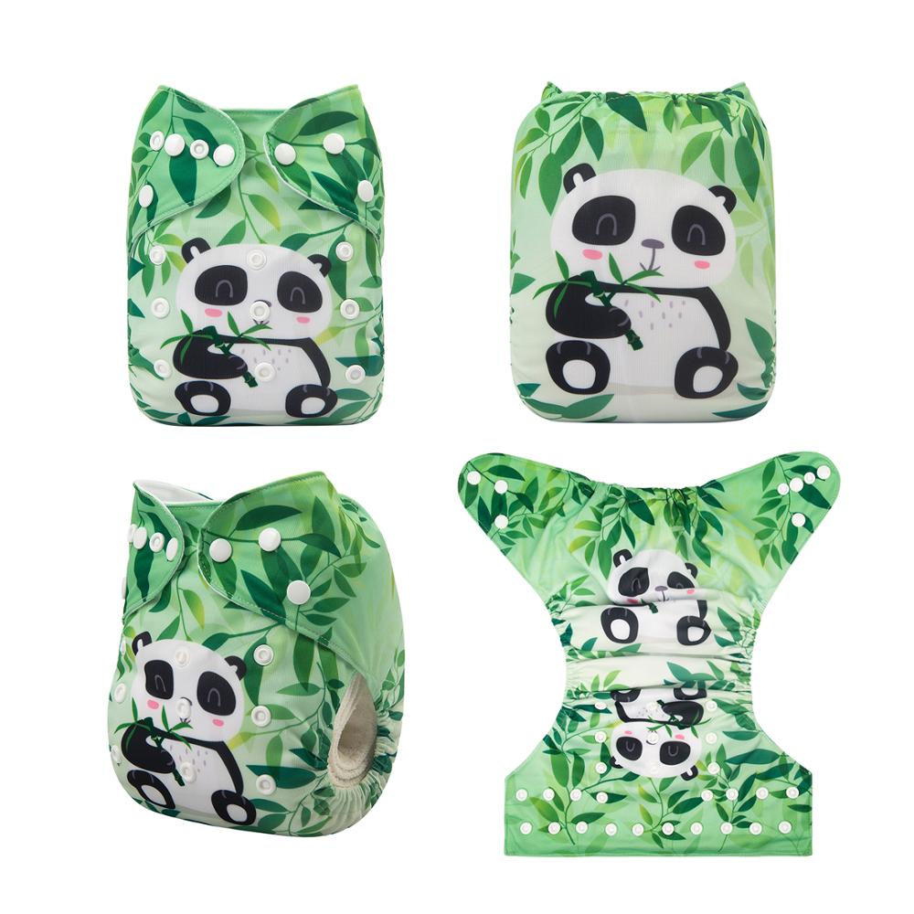 ! Alvababy-pañales de tela con inserción reutilizable para bebé