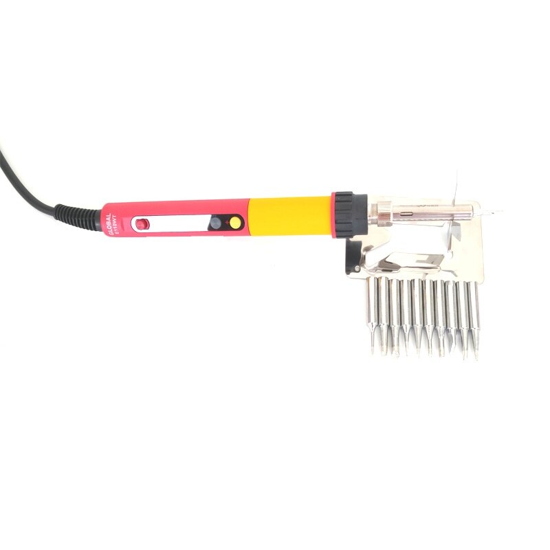CXG E60WT E90WT E110WT Digital LCD Adjustable NC thermostat Electric soldering iron handle Welding repair +10pcs solder tip