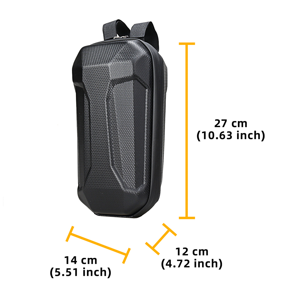 4L Elektrische Scooter Handvat Tas Eva Hard Shell Waterdichte Universele Vouwfiets Rits Hoofd Tas Scooter Accessoires: A