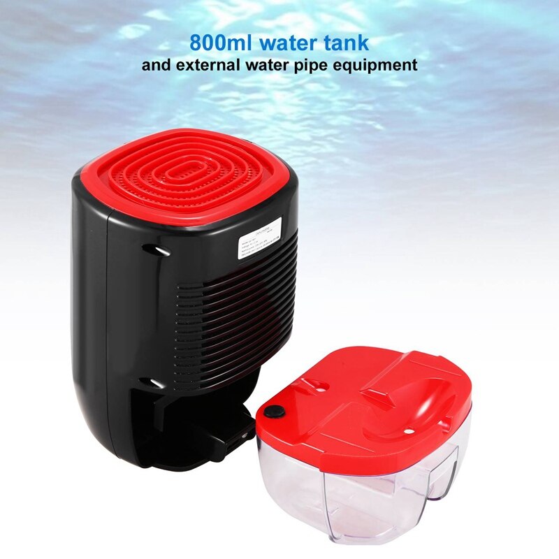 Lcd Elektrische Mini Luchtontvochtiger 800Ml Draagbare Luchtreiniger Machine Automatische Power-Off Ontdooien Voor Thuis