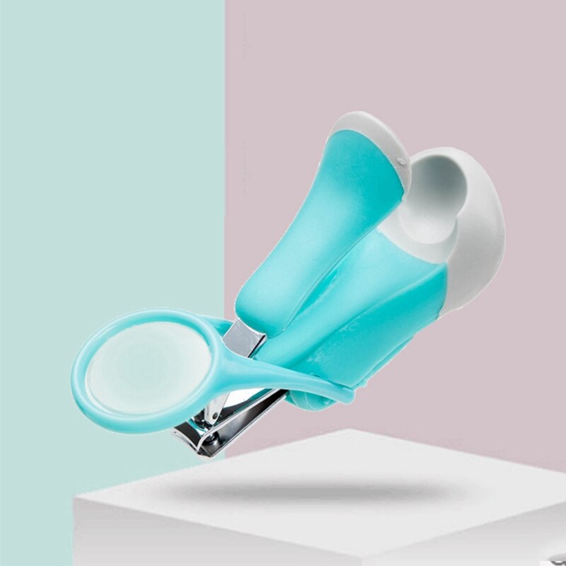 1Pc Baby Safe Nail Clipper Cutter Clearly Magnifying Glass Nail Clippers Infant Children Nail Clippers Anti-meat Nail Clippers