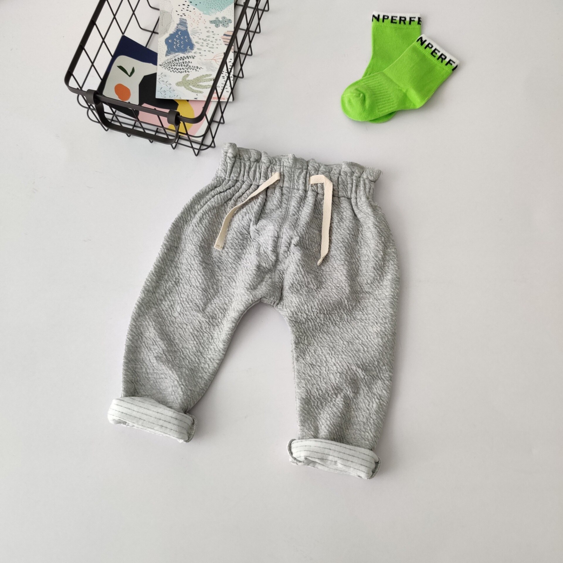 Fir2020 Herfst Kleine Kinderen Cross Rail Jongen Kleine Kinderen Katoen Gebreide Broek Kan Open Kruis: 5