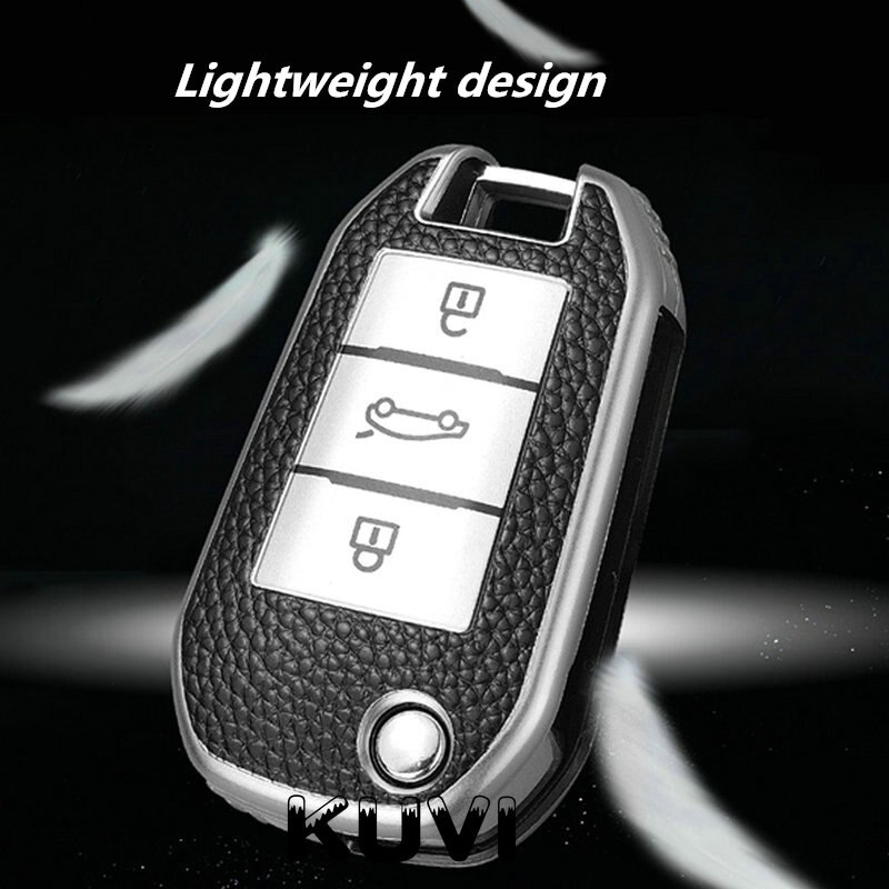 Funda plegable de Tpu para llave de coche, cubierta protectora remota para Peugeot 208, 308, 408, 508, 307, , Citroen, C4L, CACTUS, C5, C3, C6, C8