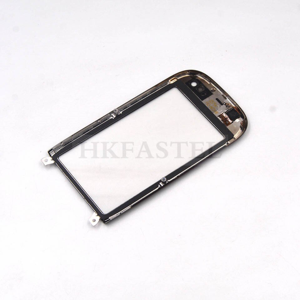 HKFASTEL-Panel frontal exterior de cristal para Nokia C7 C7-00, repuesto sin pantalla LCD, táctil, con Marco, Digitalizador de pantalla táctil