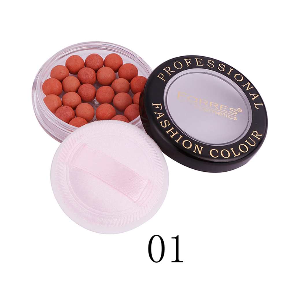 Matt blush ball lysne hudfarge naken sminke naturlig reparasjonskapasitet klassisk ball fargerik perleskimrende blush verktøy: A1