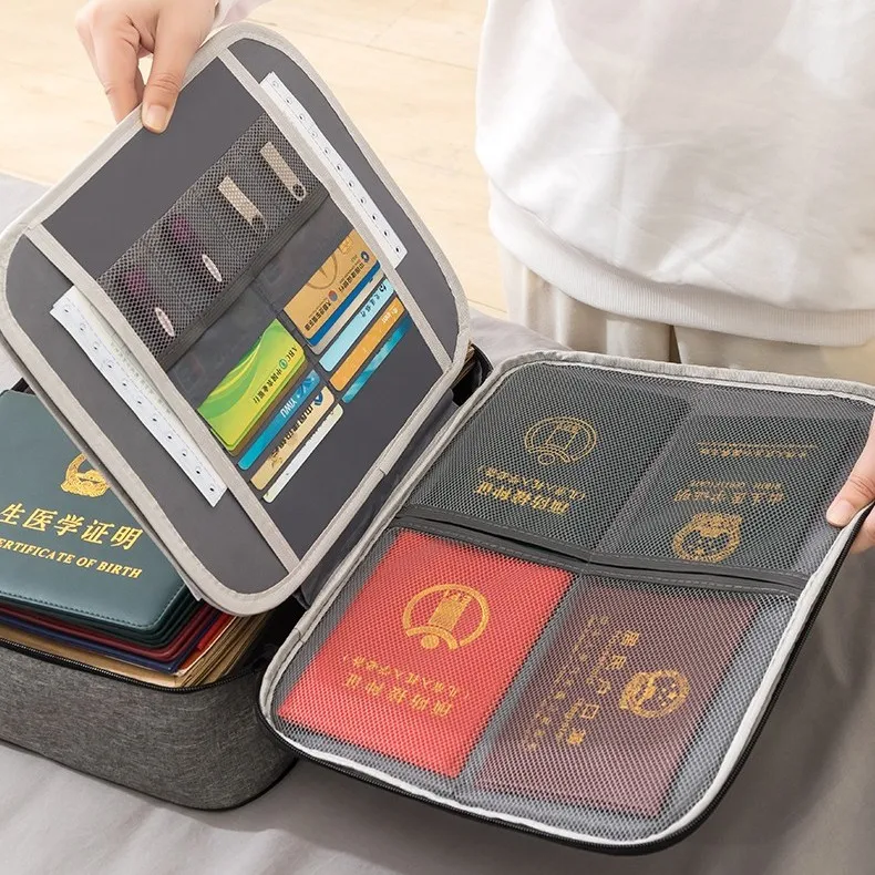 Document Storage Bag Organizer Boxes Bins Baskets Drawer Container Home Storage Organization Accessories Supplies