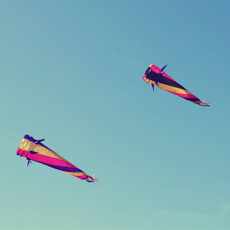 220 Cm Kite Windzak Spiraal Twist Kite Outdoor Rainbow Vlieger Staart Voor Stunt Kite Hanger Zachte Opblaasbare Kite Scheurvast Opvouwbare