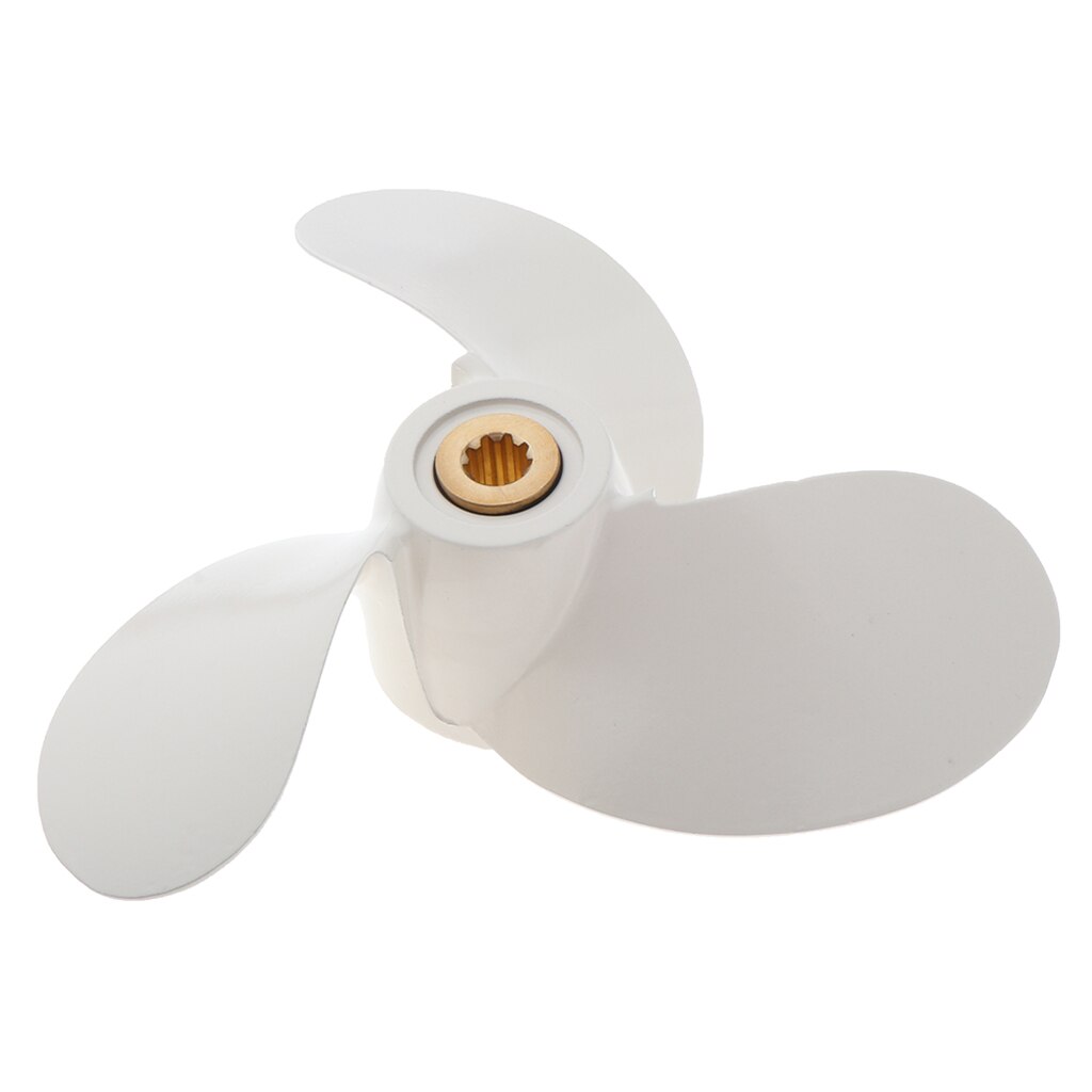 Marine Boat Propeller 2.5 HP White Finish for Yama... – Grandado