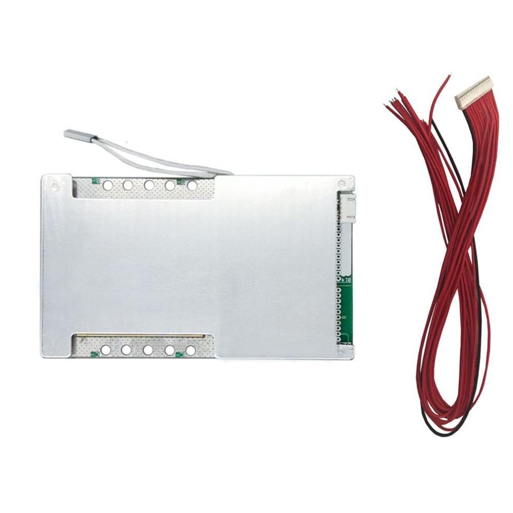Lzsy 004 3 serie 12v samme mund 100a lithium batteri beskyttelseskort temperaturbeskyttelse ups inverter med 500mm kabel