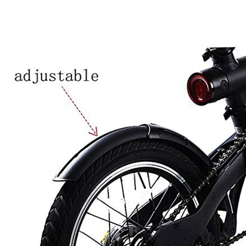 Bicicleta de guardabarros para Xiaomi Qicycle EF1 bicicleta eléctrica Scooter neumático Splash guardabarros partes guardabarros estante Rack Original repuesto