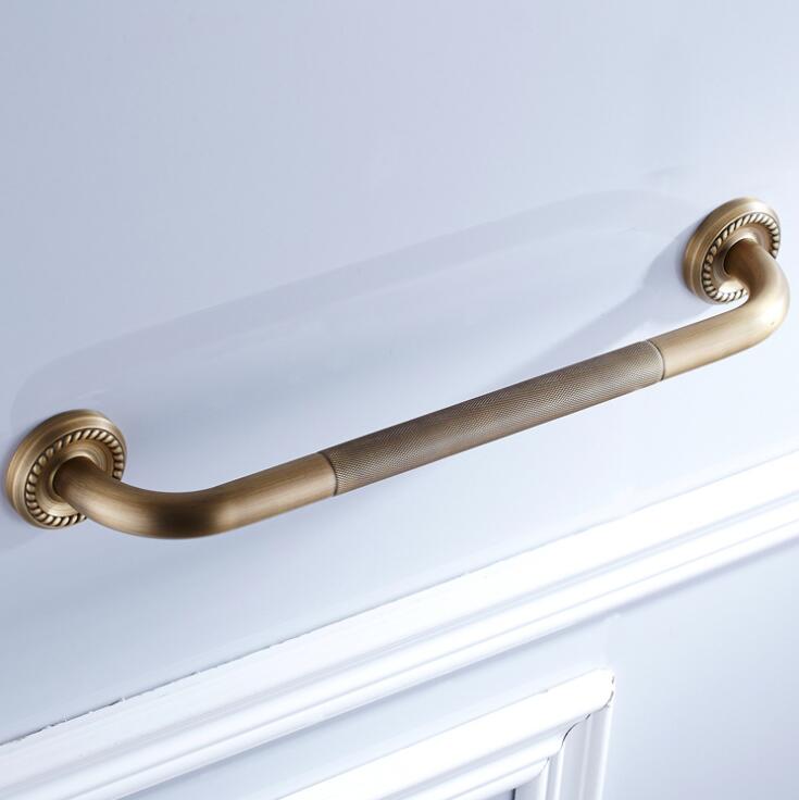 Handvaten Antieke Messing Badkamer Handvat Bad Armsteun Grab Bars Met Zeep Gerechten Thuis Veiligheid Bar Wc Ouderen Leuning F67