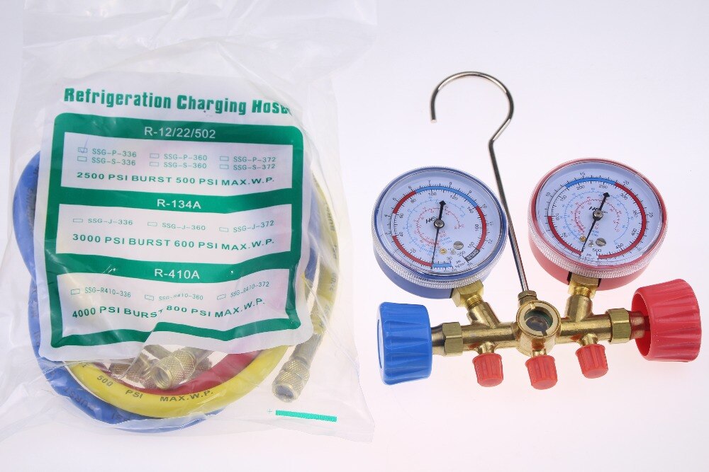 updated version Refrigeration Gauge GT-536G car-condition refrigeration ...
