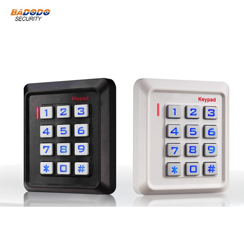 Standalone Access Control K30EM plastic case with backlit keypad wiegand output 2000 card users for home door access control