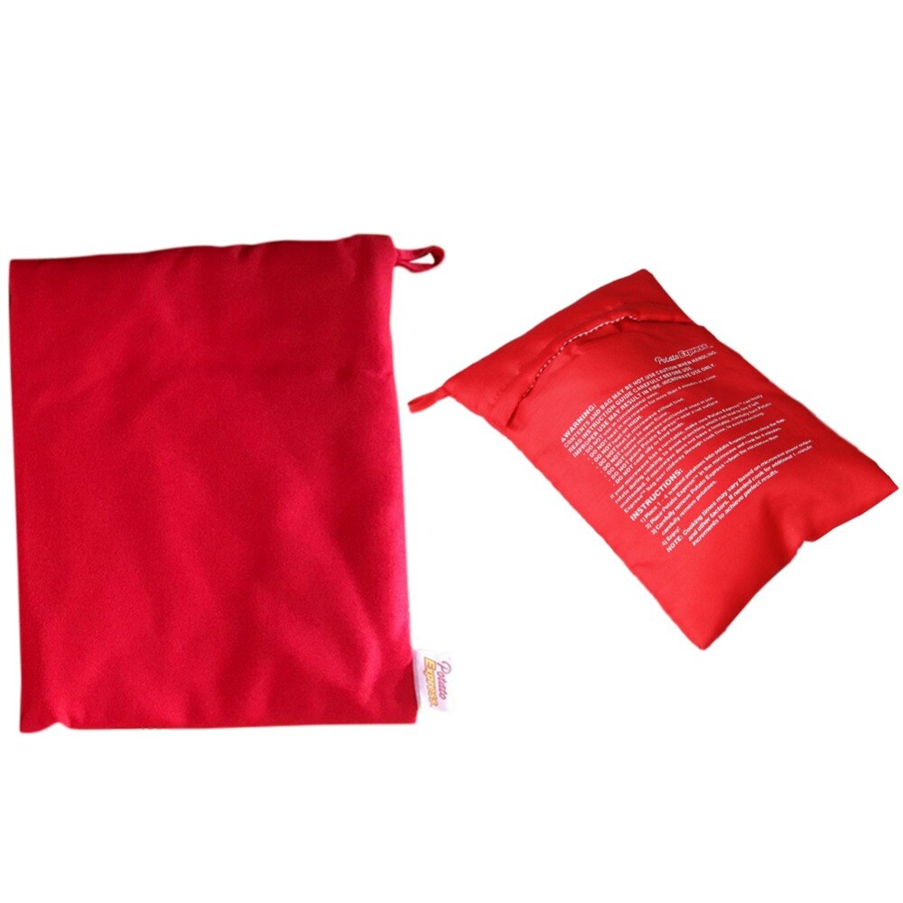 Rood Wasbare Fornuis Tas Wasbaar Gebraden Zak Magnetron Koken Aardappel Quick Fast Gebakken Aardappelen Pocket Om Te Koken Keuken Gadget
