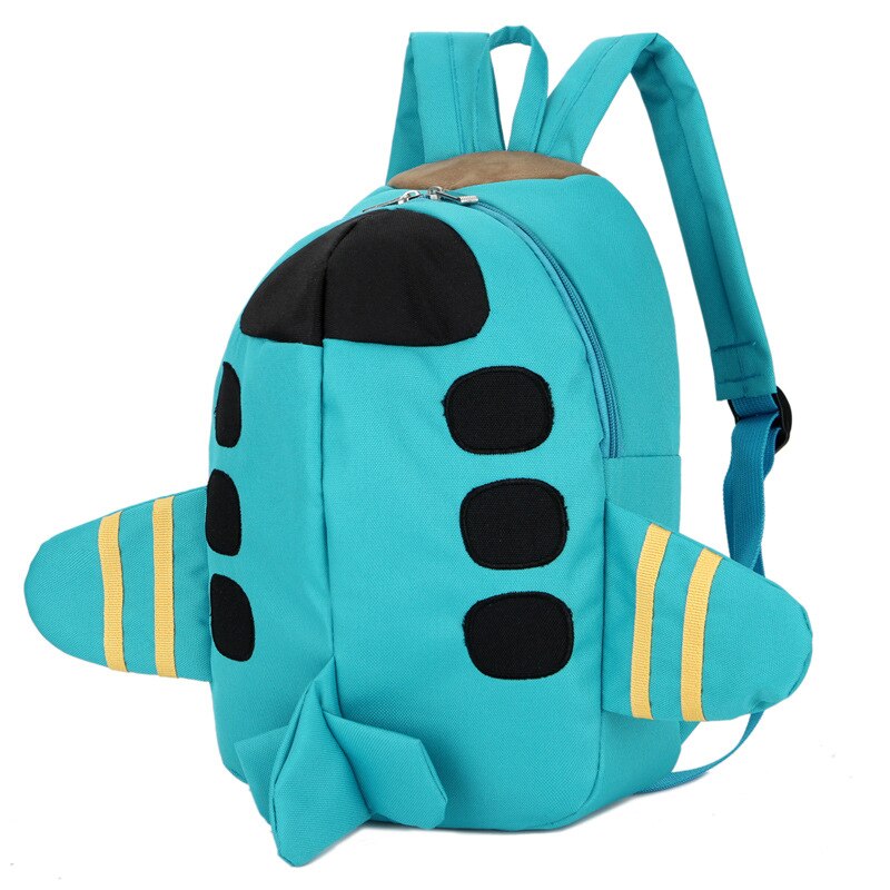 Mochila feminina rugzakken bedrukte rugzak tas kinderrugzak 4 kleuren schooltassen cartoon vliegtuig rugzak voor meisjes rugzak: 03