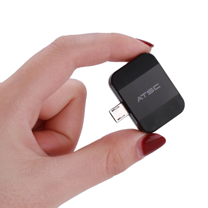 Digital Analog Micro USB OTG Terrestrial ATSC TV Tuner Receiver Watch OTA Live Channel TV On Android Phone / Pad Tablet App