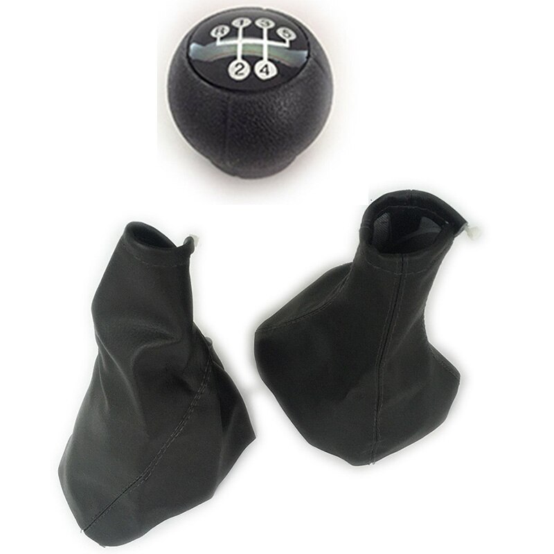 Til opel corsa  b 93-00 c 01-06 gearstang boot og håndbremse greb bil anti slip parkering håndbremse boot og gearskifte: 3 stk