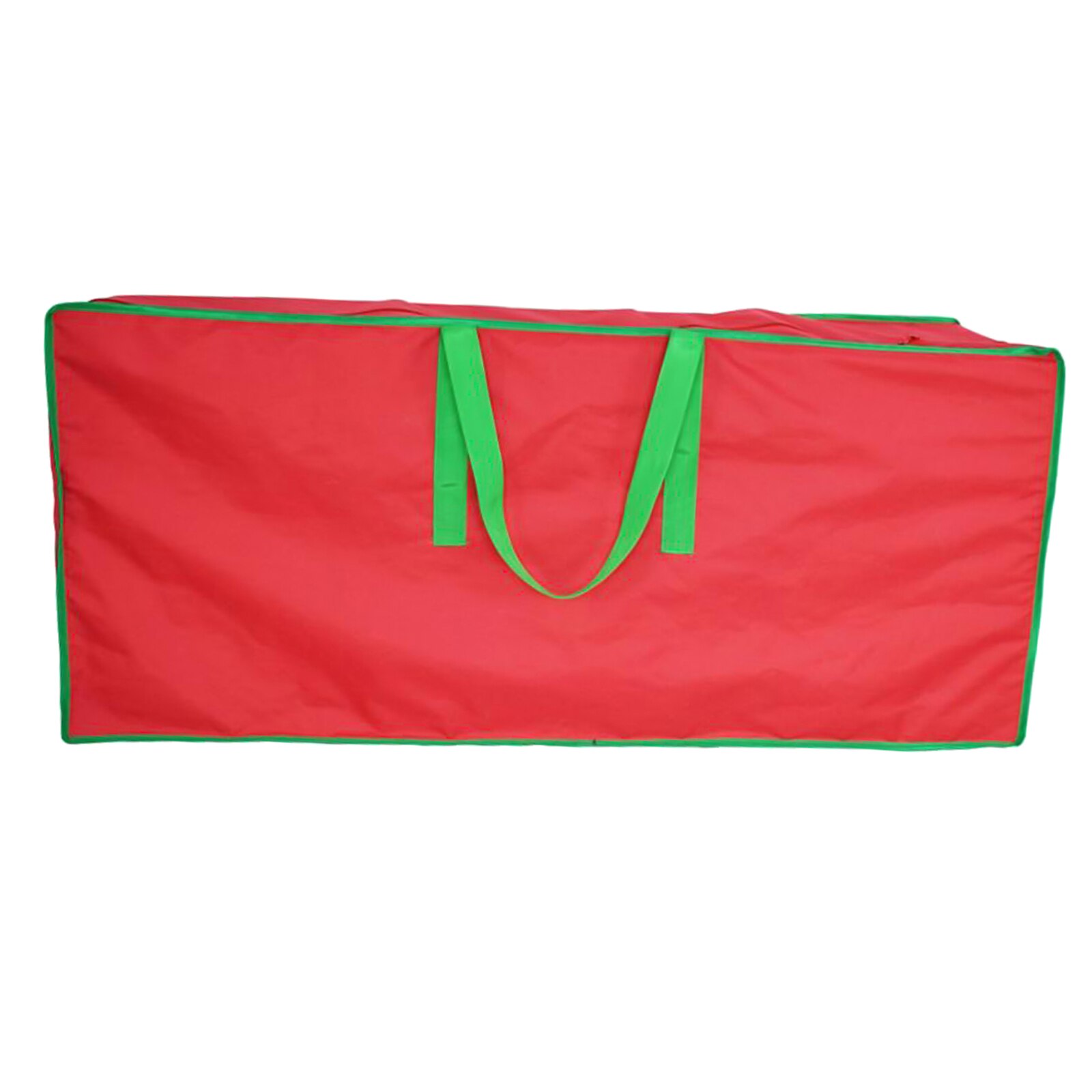 Artificial Tree Storage Bag, 45x15x20 Inch Tree Storage Case, Xmas Storage Container with Handles and Sleek Zipper Red
