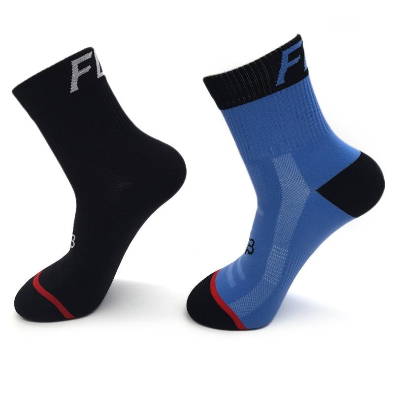 Atmungs Radfahren Socken Feuchtigkeitstransport Füße Schutz Socken Laufen Outdoor Klettern Rennrad Nylon Socken Fahrrad Ausrüstung Für Männer