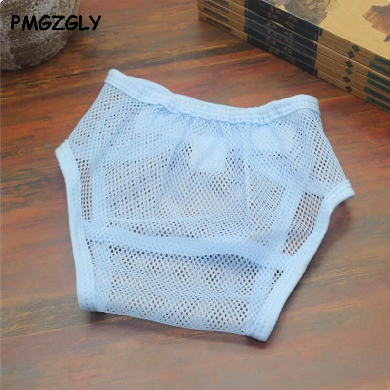 Pañales reutilizables para bebé, malla de bolsillo, rejilla transpirable, estilo veraniego, lavable, 3 unids/lote