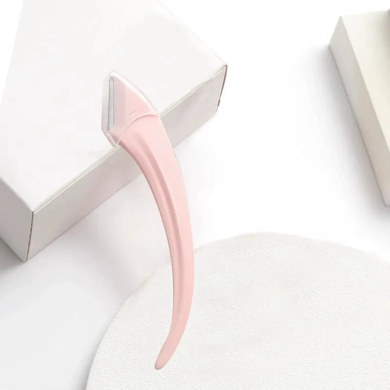 Ciseaux à sourcils pour femmes, avec peigne, coupe-sourcils, grattoir, couteau de coupe, rasoir pour le visage, Kit pour 1/2 pièces: Black