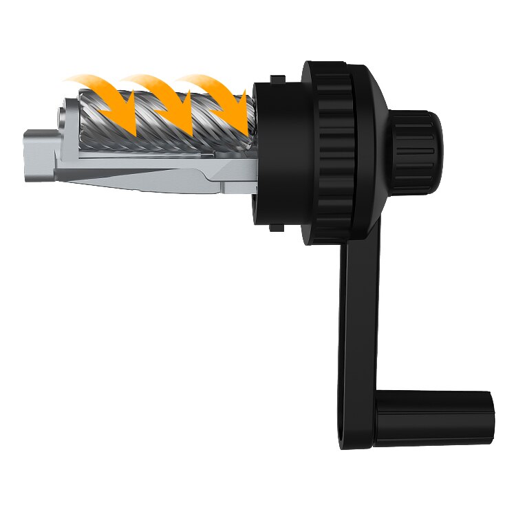 Afilador de lápices para bocetos, manivela de mano con contenedor, herramientas profesionales de pintura, papelería para artistas, suministros escolares