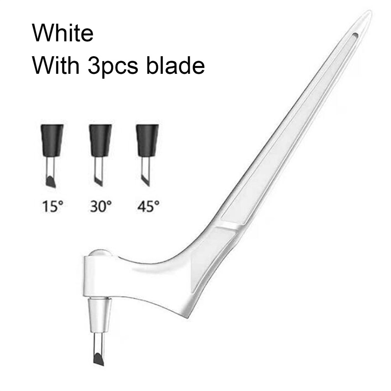 DIY Art Cutting Tool Craft with 360 Steel Rotating Blade Cutter Paper Knife Accessory Wood Sculpture Engraving Cutter: WH