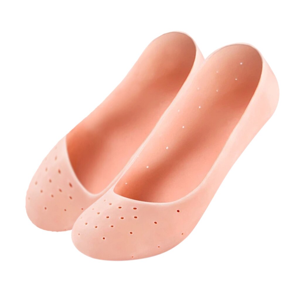 1Pair Gel Sock Silicone Foot Care Tool Feet Protector Pain Relief Crack Prevention Moisturize Dead Skin Removal Sock #916: free size