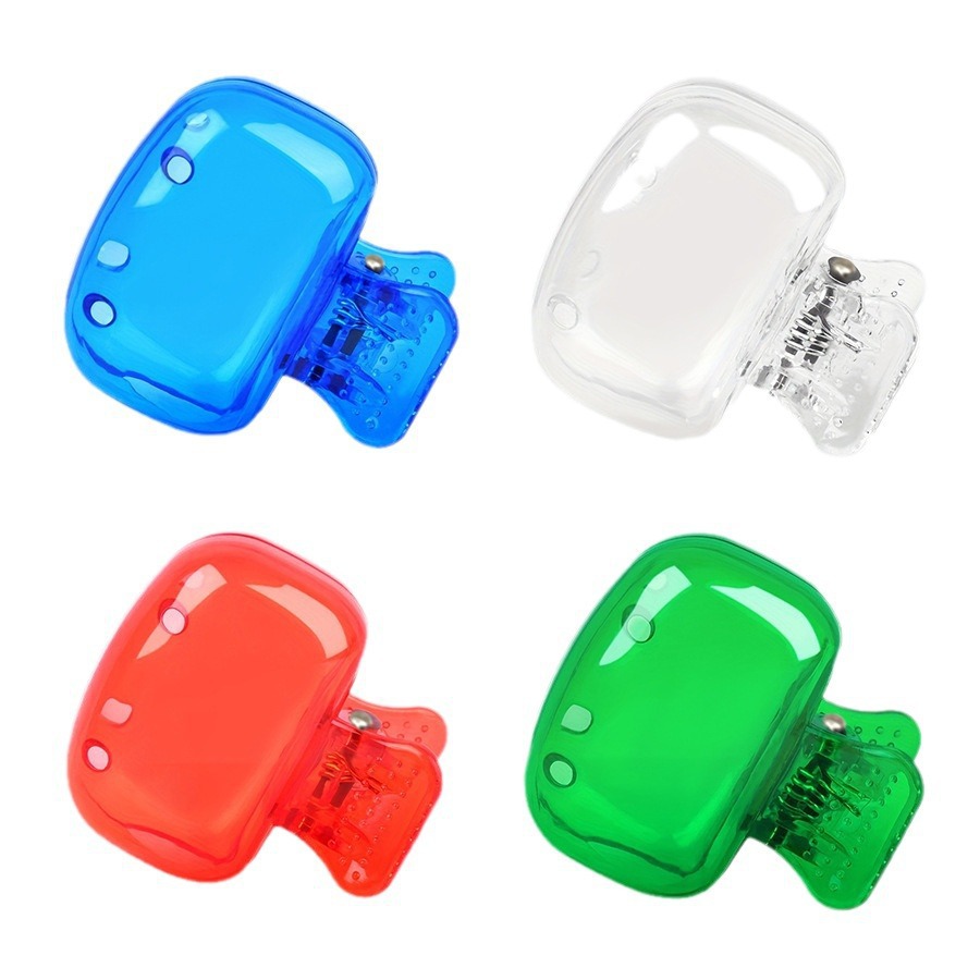 Newest Toothbrush Storage Clip Household Travel Portable Anti-dust Toothbrush Head Protector Multiple Functions Travel Organizer: SKY BLUE