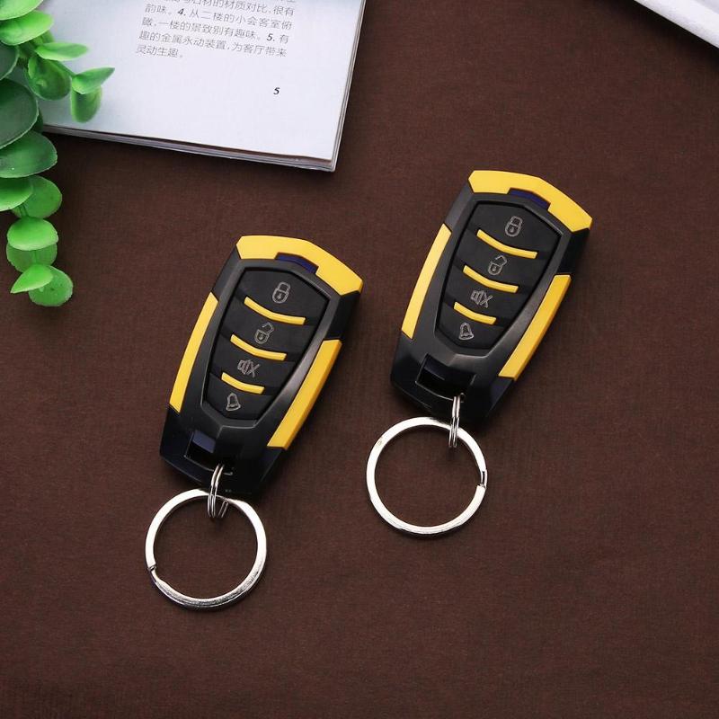 Universal Alarm Systems Car Remote Central Kit Door Lock Locking Vehicle Keyless Entry System With Remote Controllers