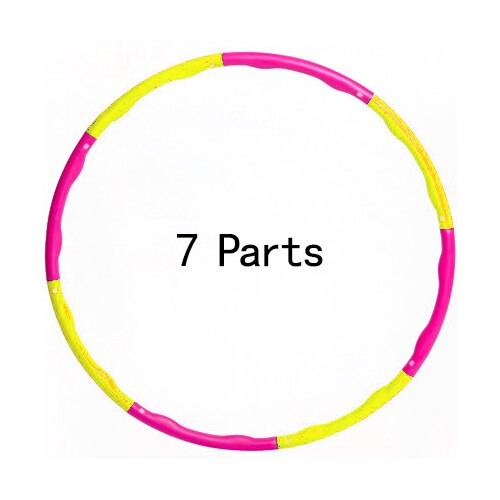 Verwijderbare 8 Stukken Fitness Hoop Foam Hoepel Volwassen Sport Hoepel Gym Bodybuilding Sport Crossfit Workout Fitness Apparatuur: Groen