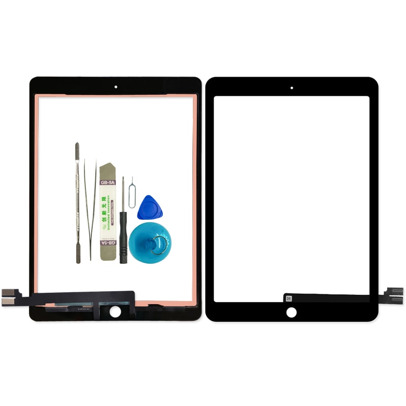 Neue Touch Screen für iPad Pro 9,7 Display Front Glas Panel Digitizer Weiß/Schwarz A1675 A1674 A1673 Mit werkzeuge