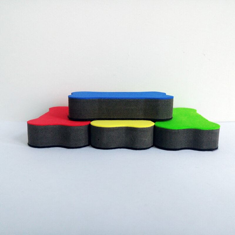 2 st mini ben eva svamp magnetisk whiteboard suddgummi torr radering tavla markör renare krita svart tavla torka skolkontorsmaterial
