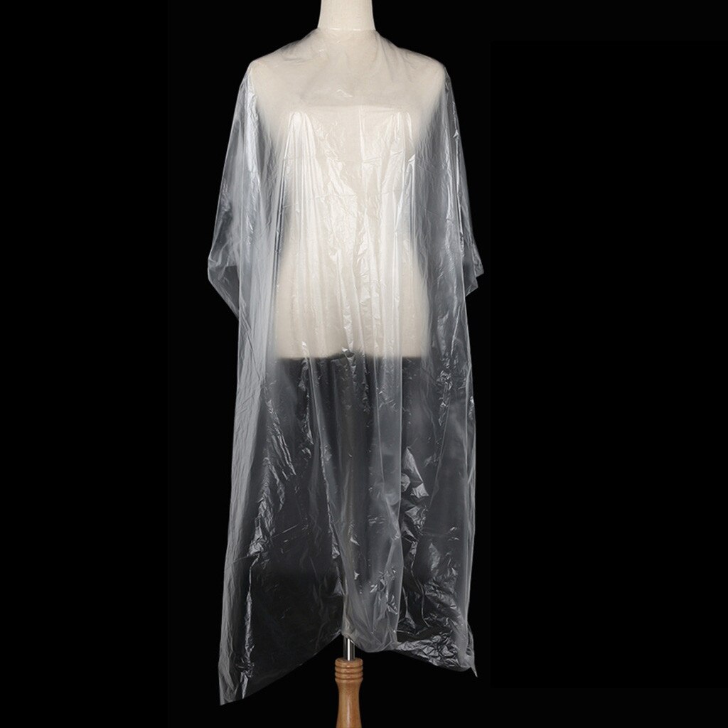 50 Pieces Per Package Disposable Hair Dye Cape Durable Wrap Cloth Hair Salon Haircut Desposable Hairdressing Apron#0513g30