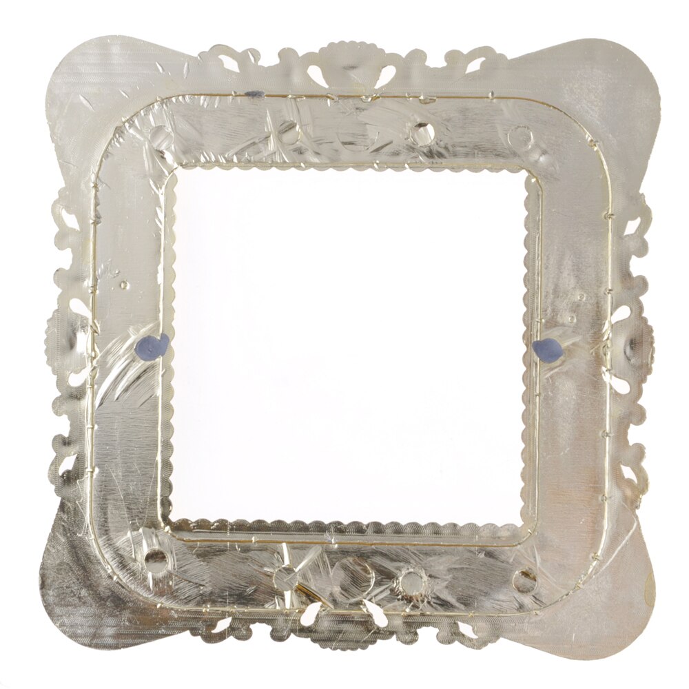 Single Light Switch Plate Cover Surround Socket Finger Panel Covers For Home Decor Coffee White Plastic 8.8*8.8cm