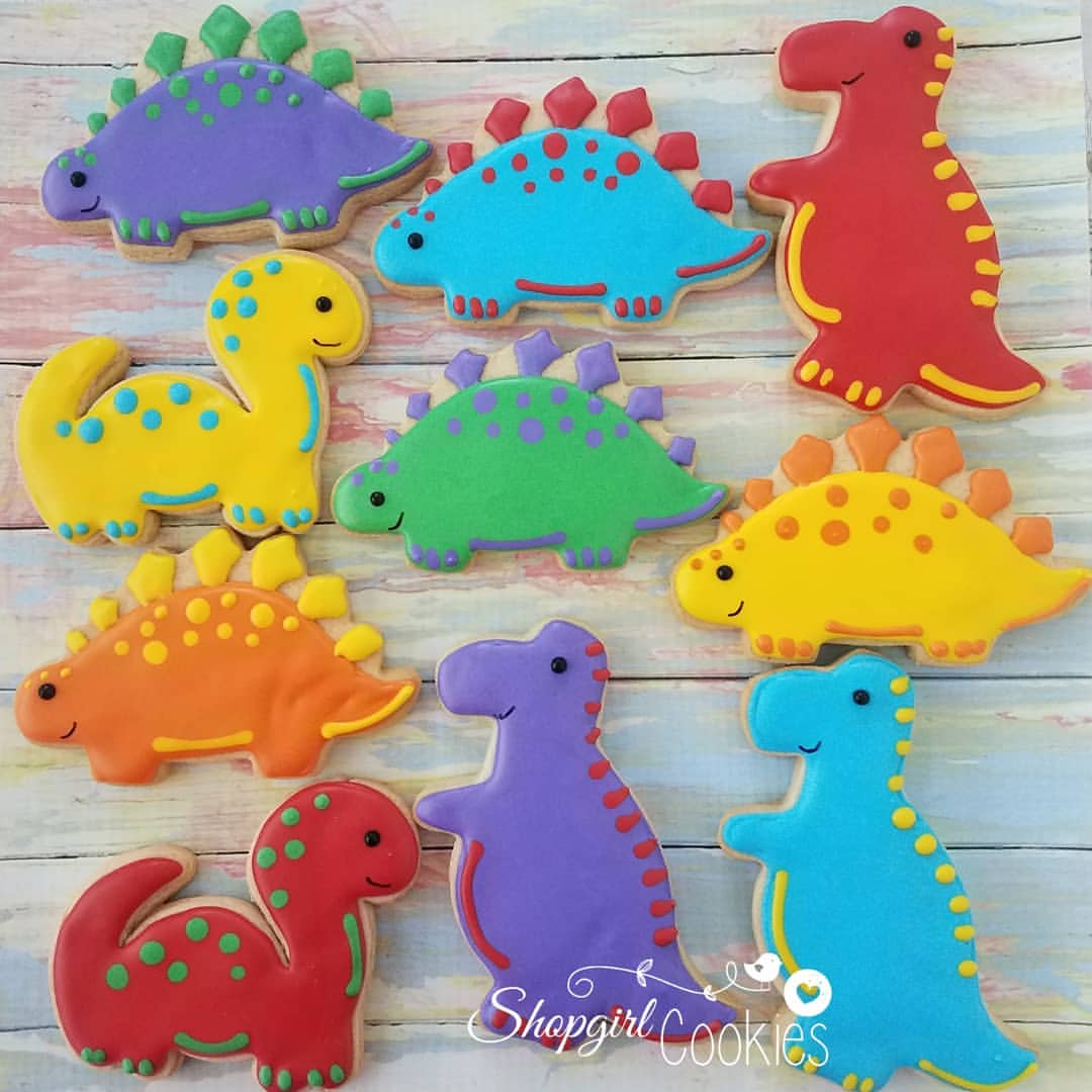 1Set Dier Bladeren Cookie Mold Dinosaurus Biscuit Cutter Food Grade Plastic Diy Bakken Tools Voor Jungle Verjaardag Cupcake Benodigdheden