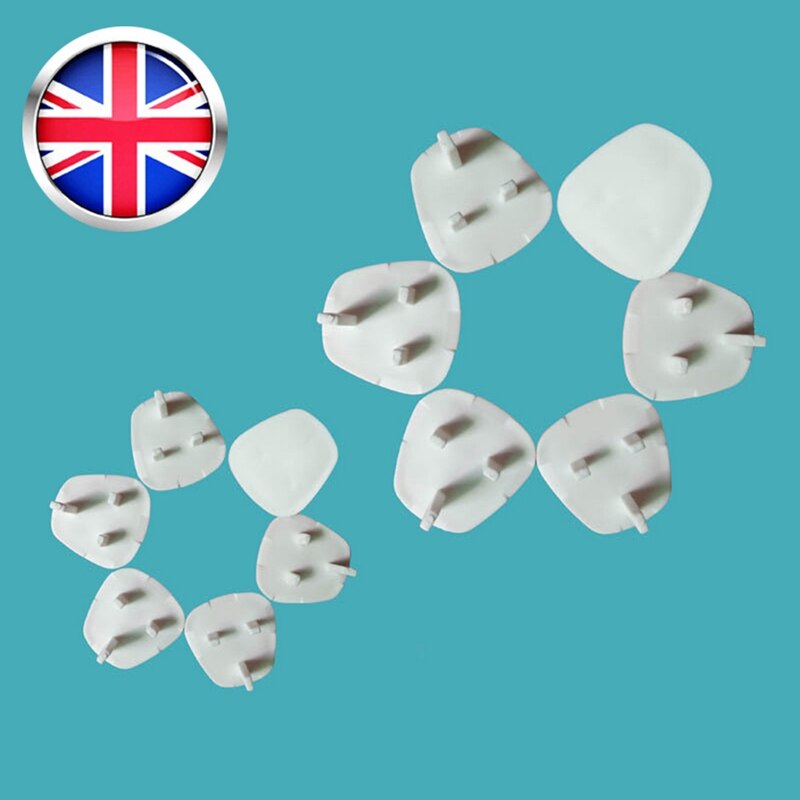 12 Stuks Plug Socket Covers Baby Kinderen Veiligheid Protector Voor Uk 3 Pin Sockets