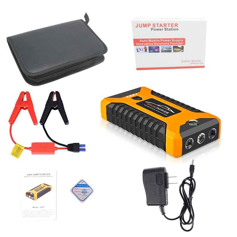 12V 20000Mah Auto Jump Starter Power Bank Draagbare Power Bank Voor Mobiele Telefoons Tablet Auto Jumper Motor Batterij auto Nood