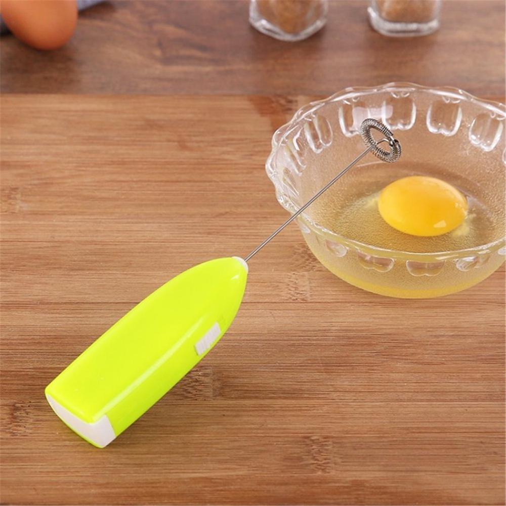 Blender Milk Drink Coffee Whisk Mixer Electric Egg Beater Frother Foamer Mini Handle Stirrer Practical Kitchen Cooking Tool