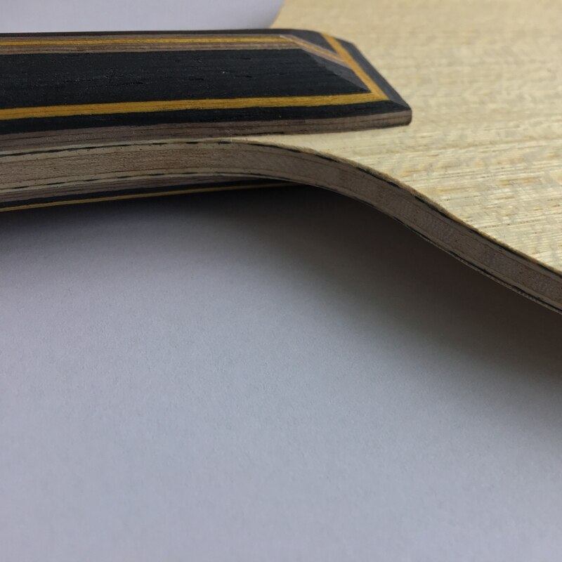 Lemuria ZL carbon table tennis blade 5 layers wood 2 layers ZL carbon offensive long handle horizontal grip ping pong racket